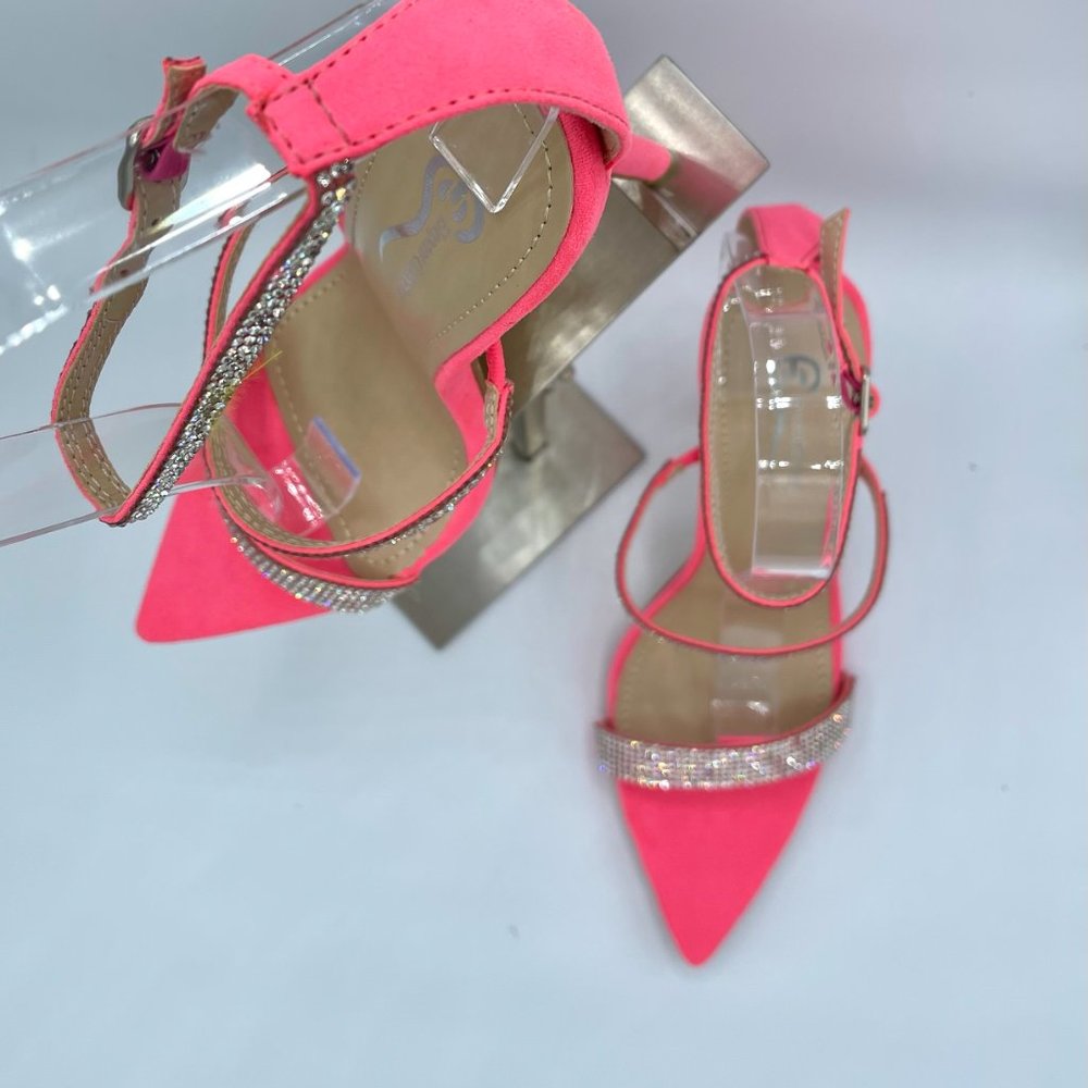 "Bling Barbie" Pink heels - Picture 8 of 10